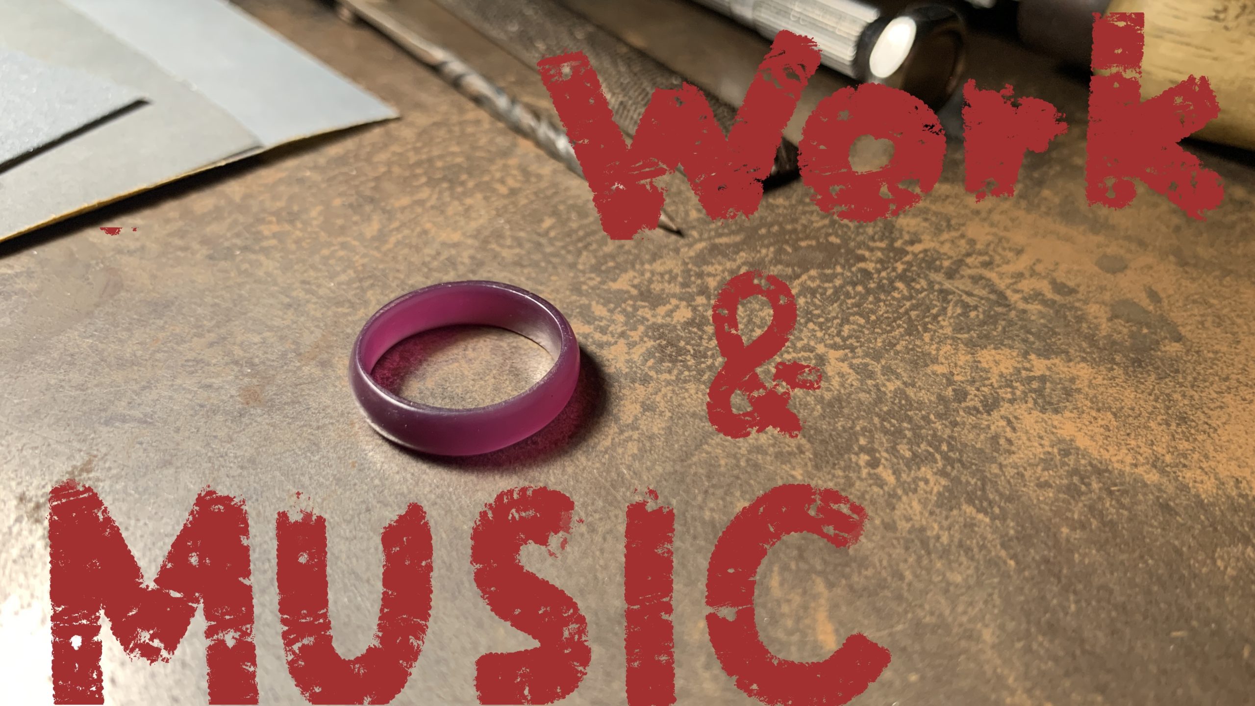 【心地よい彫金の作業音と音楽】甲丸リングのワックス原形 | Relaxing Metalworking Sounds and Music: Wax Model for Domed Ring