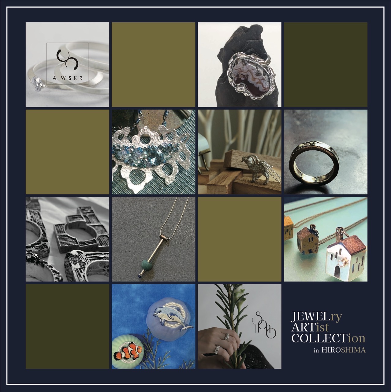 2024年11月20日～25日：広島エディオン蔦屋家電で開催されるジュエリー・アート展示会の作者紹介