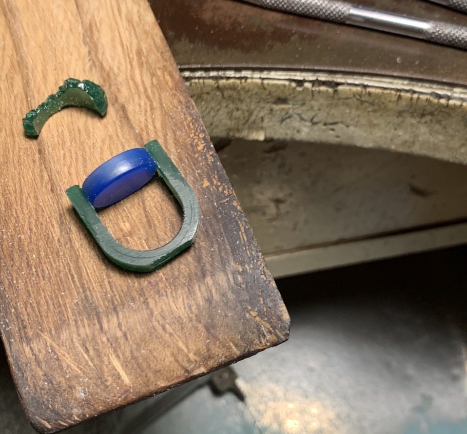 今日の作業：指輪の原型制作とリラックス時間