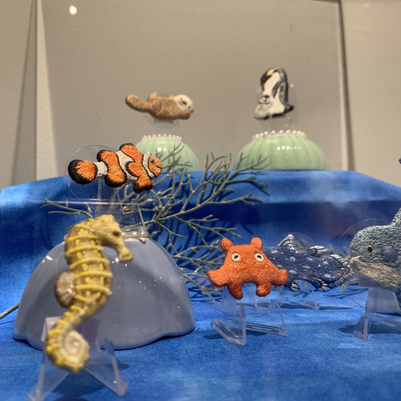 展示会作品紹介:chippy and chic embroidery「刺繍のブローチ」