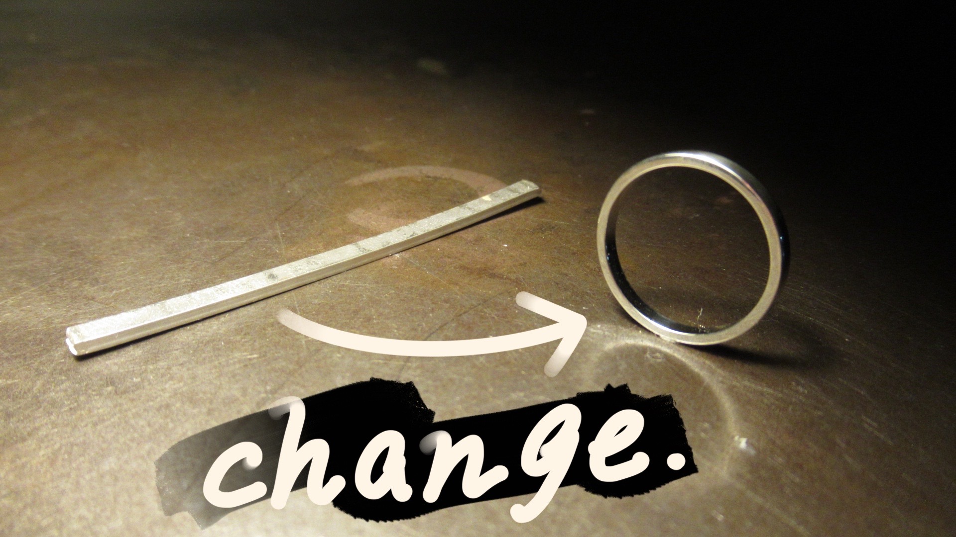 改訂版|銀の棒が指輪に変わる瞬間:ニジコヤオーダーメイドジュエリーの技術