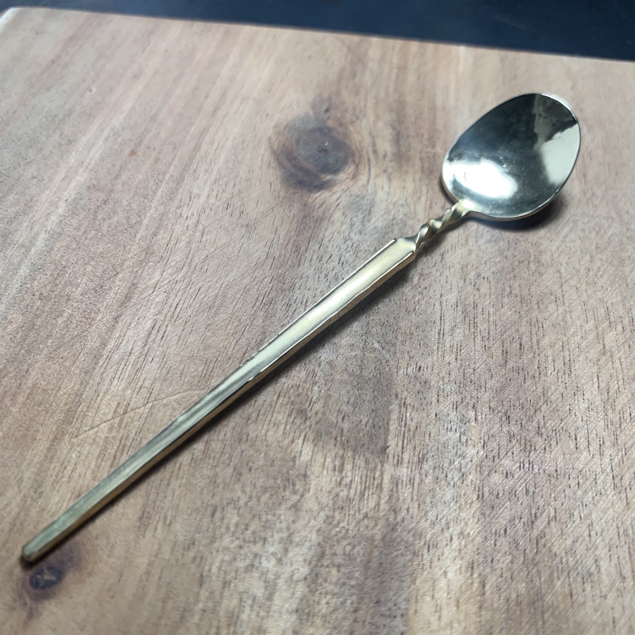 BRASS coffee spoon